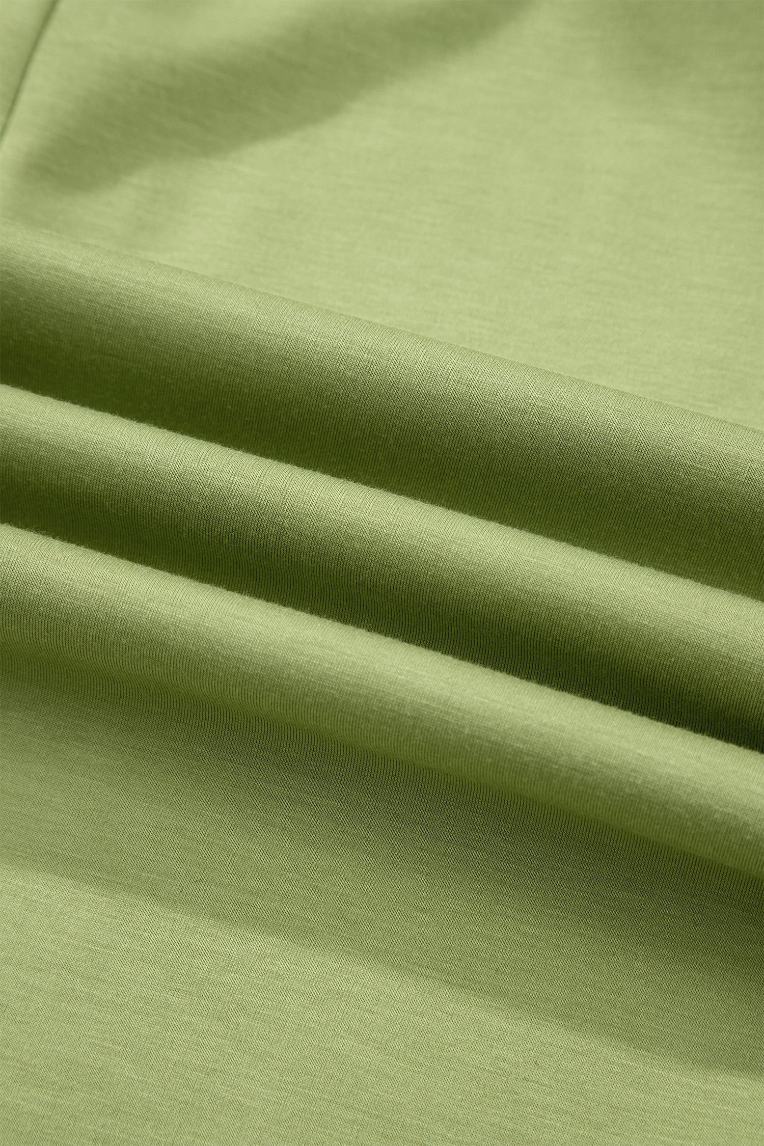 Green Bay Solid Color Long T Shirt Dress with Slits