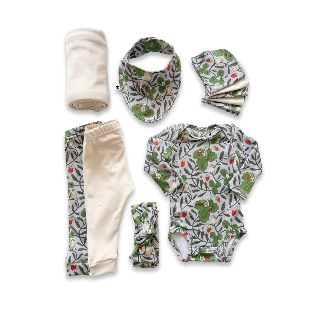 Bamboo Baby Capsule Gift Box | Strawberry Patch & Cream-1