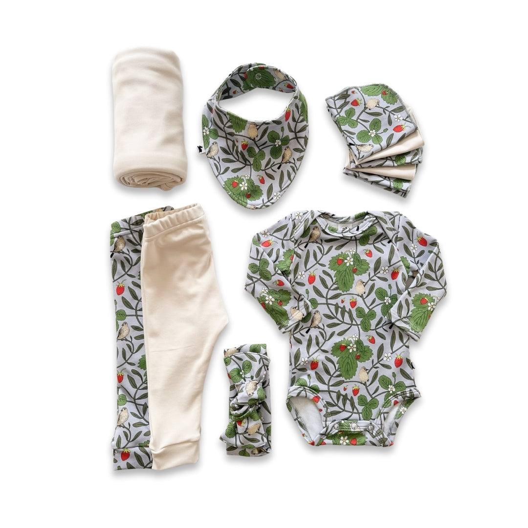 Bamboo Baby Capsule Gift Box | Strawberry Patch & Cream-1