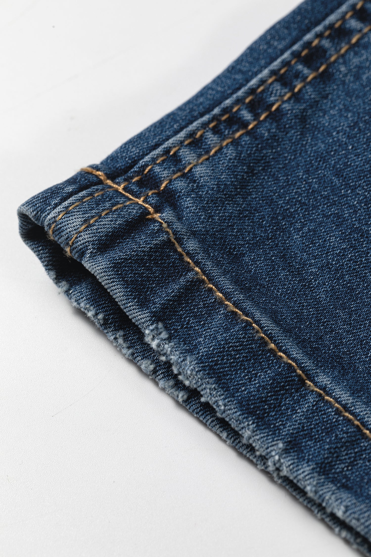 Ashleigh Blue Acid Washed Straight Leg Full Length Casual Jeans