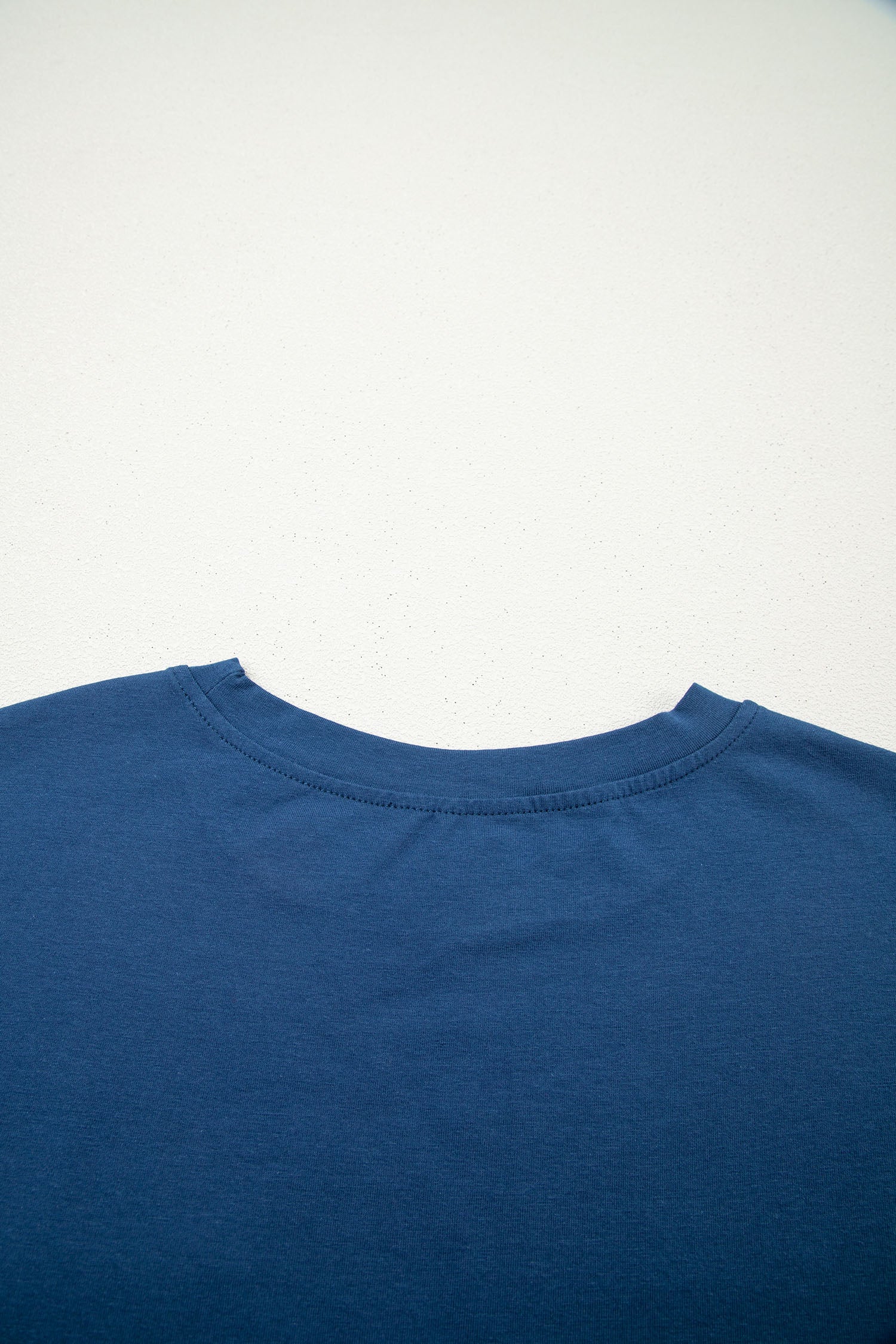 White Color Block Chest Pocket Patched Casual Short Sleeve Top