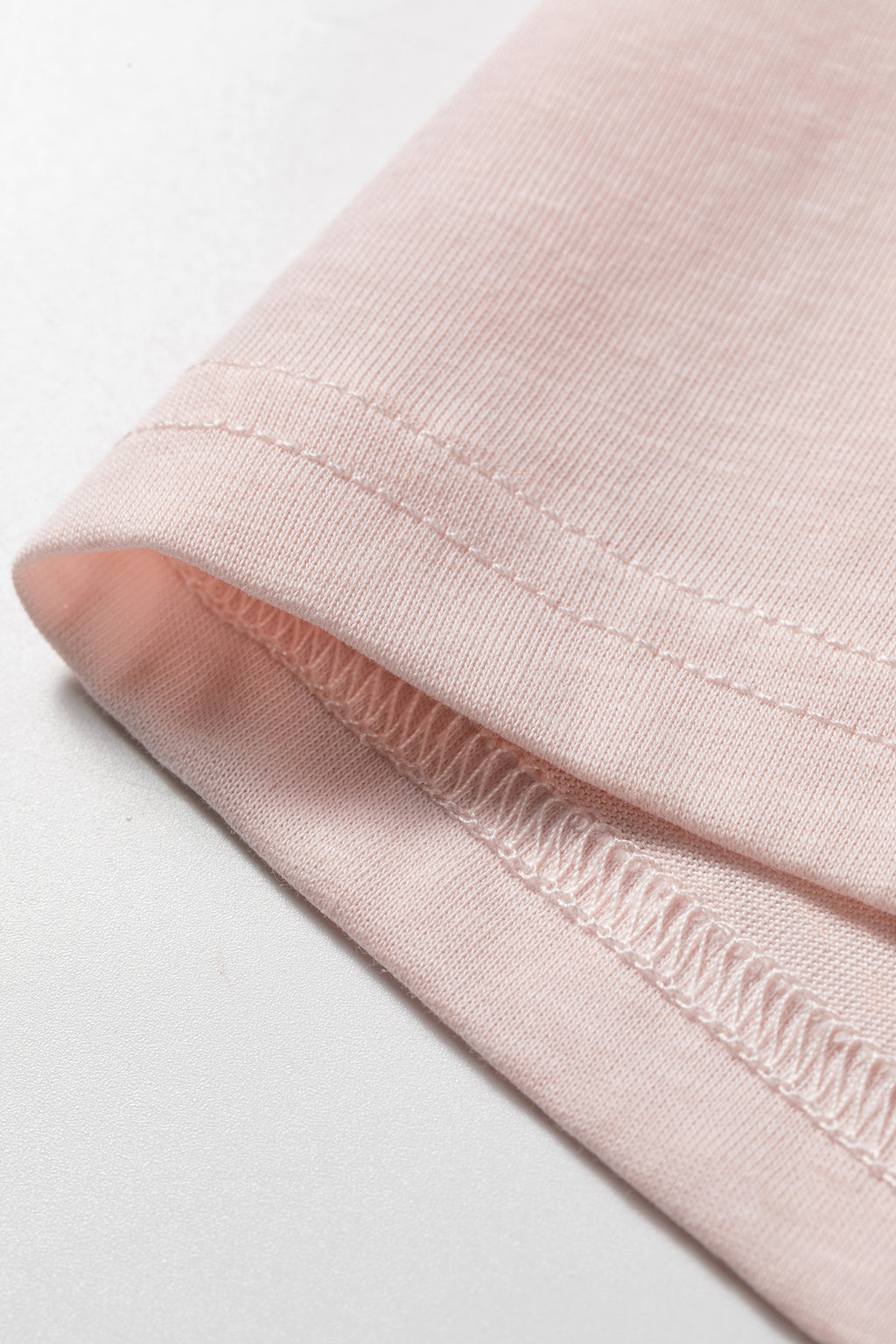 Gossamer Pink Ruffle Sleeve Long Sleeve Loose Pullover Top