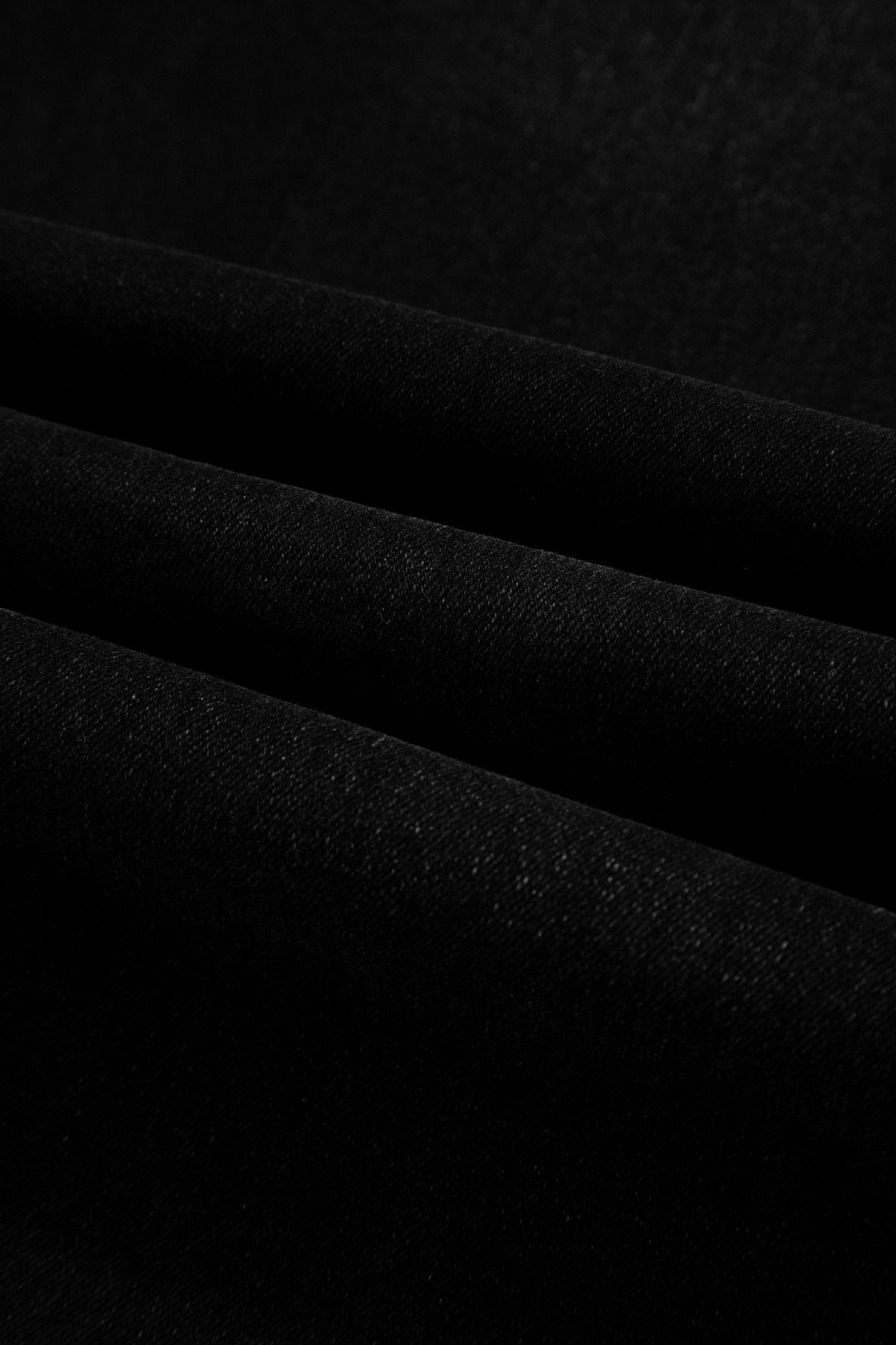 Black Frayed Cropped Straight Jeans