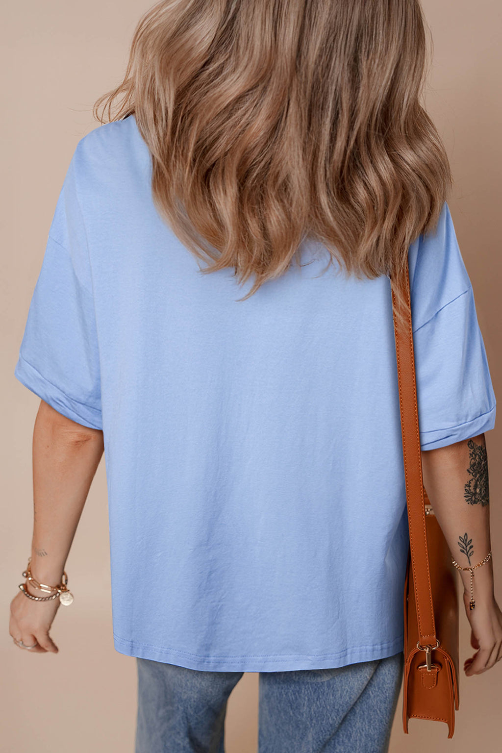 1776 American Flag Print Oversized Tee