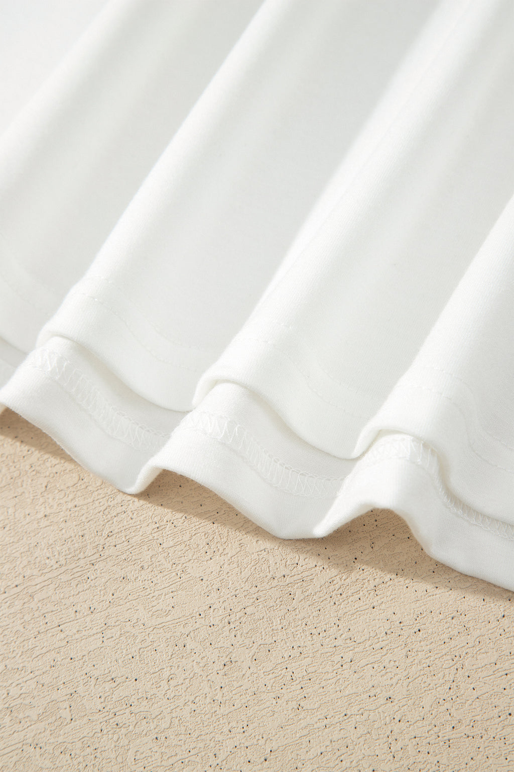 White Sheer Lace Splicing Long Sleeve Shift Top
