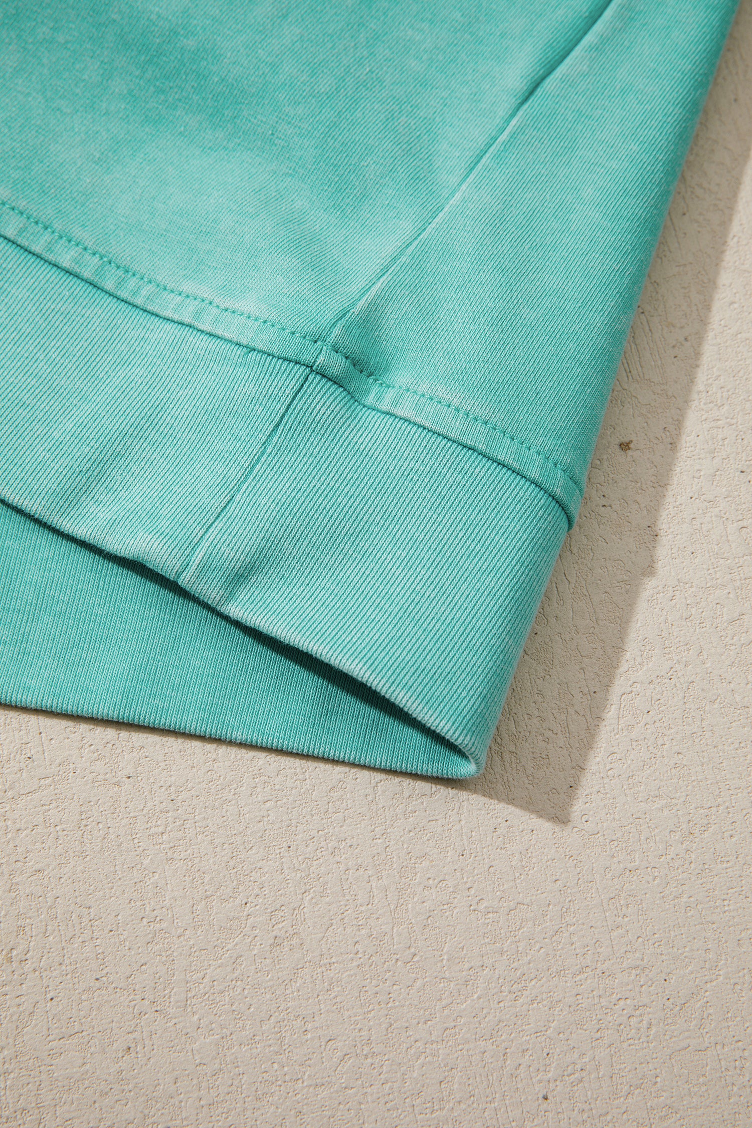 Beau Blue Mineral Wash V Neck Tee Matching Skort Set