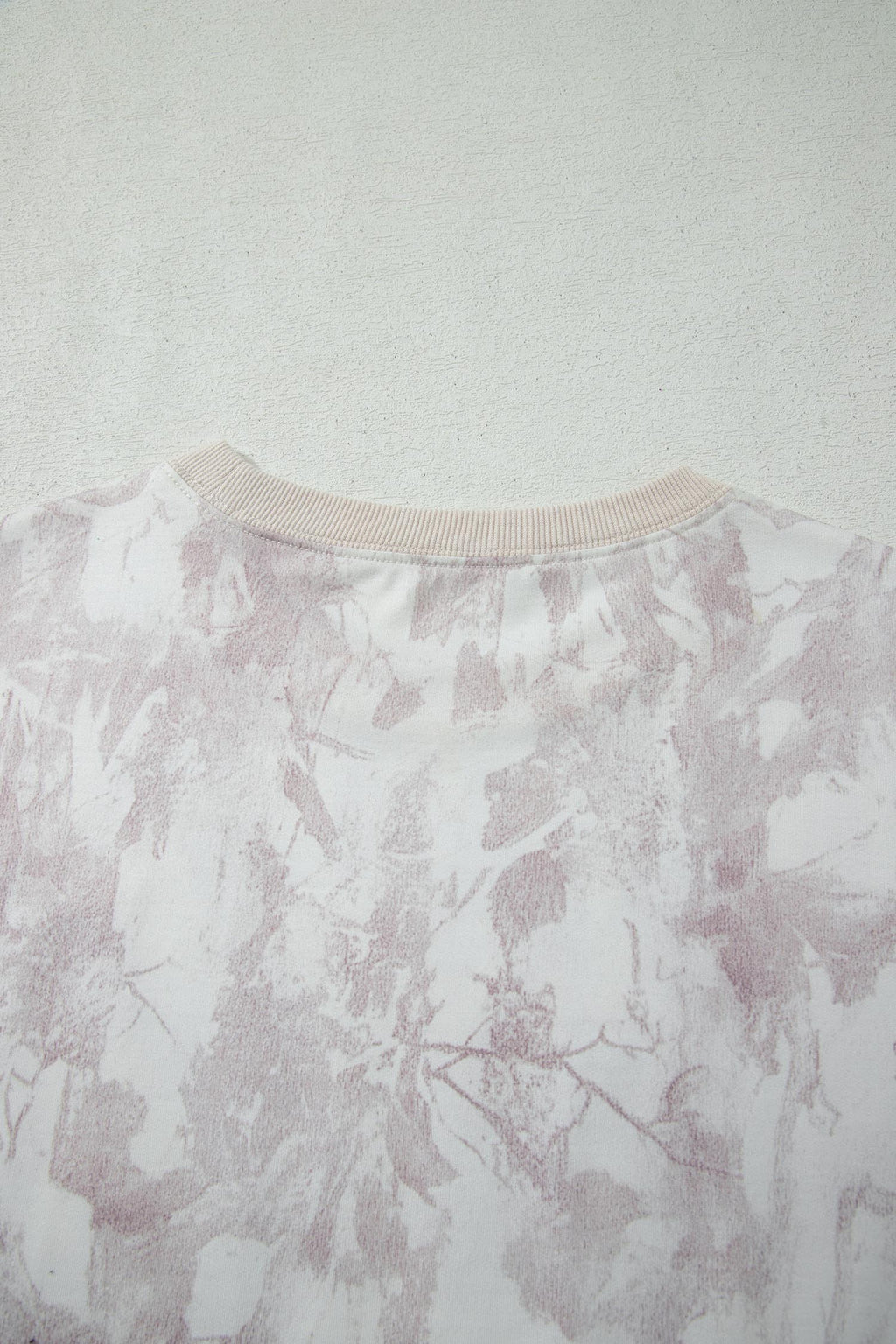 Gray Woodland Camo Print Raw Edge Cropped Top Skirt Set
