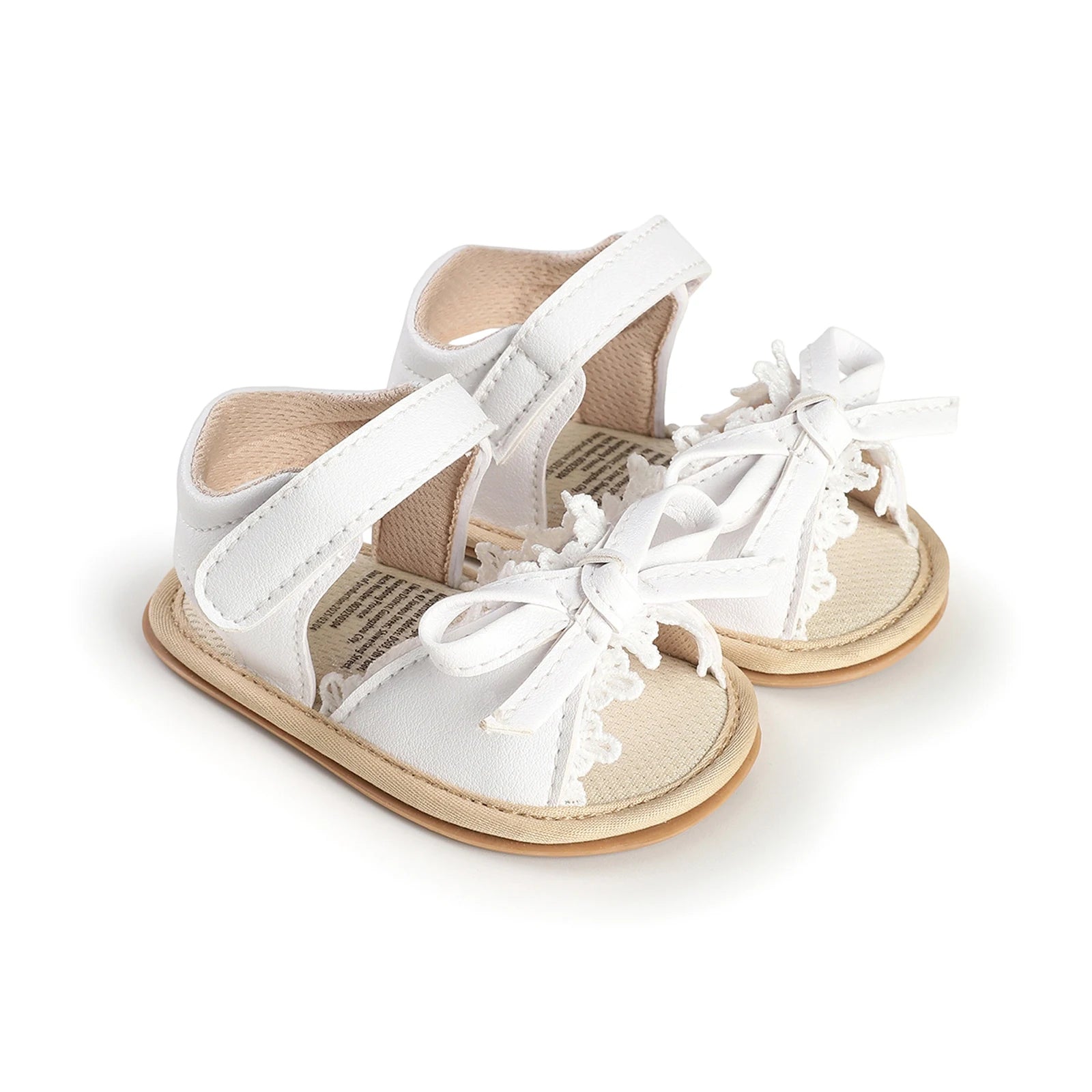 0-18months Baby Girls Sandals Princess Style Cute Bow Soft Sandals  for women Non-Slip Infant Mary Jane Shoes
