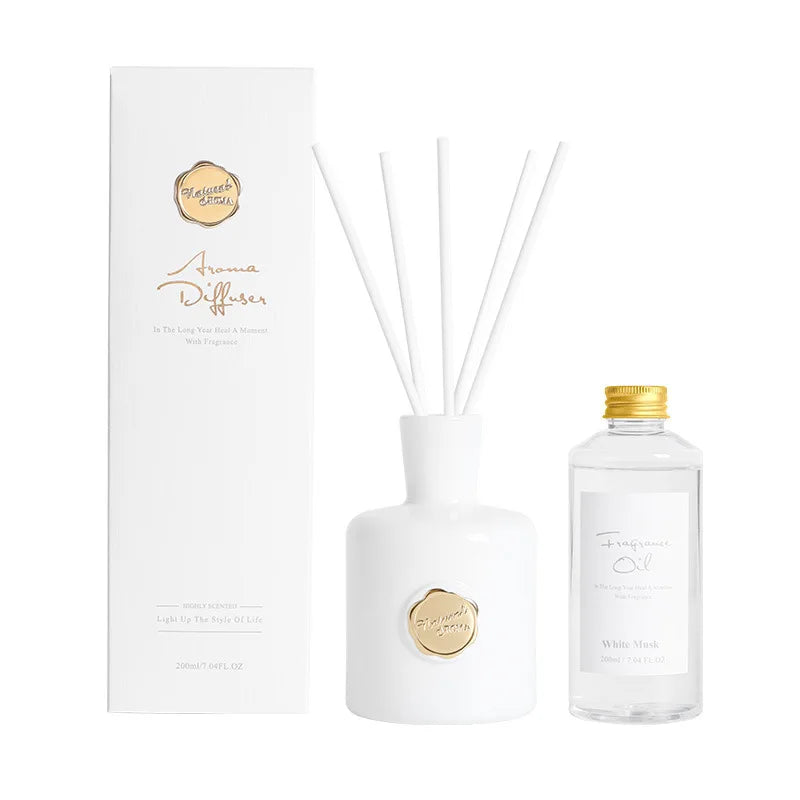 200ML Flameless Reed Diffuser Aromatherapy Set for Indoor Home Use, High-end Fragrance Decoration in the Living Room