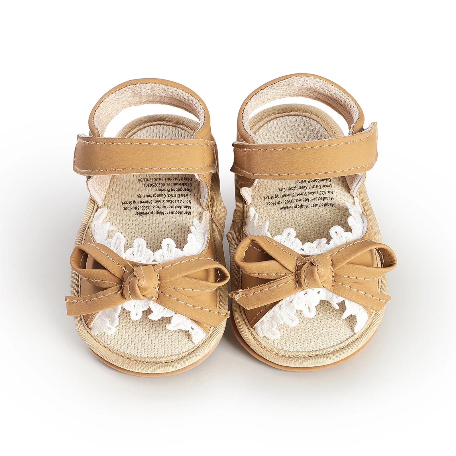 0-18months Baby Girls Sandals Princess Style Cute Bow Soft Sandals  for women Non-Slip Infant Mary Jane Shoes