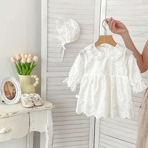 2025 New Autumn Infant Baby Girls Jumpsuit Long Sleeved Cotton Print Toddler Baby Girl Romper 0-24M Children Clothes