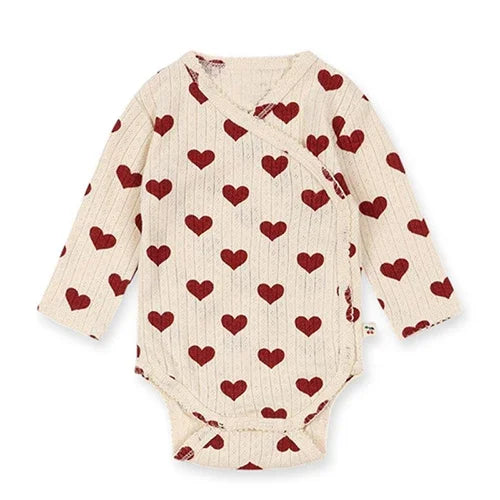 2025 New Autumn Infant Baby Girls Jumpsuit Long Sleeved Cotton Print Toddler Baby Girl Romper 0-24M Children Clothes