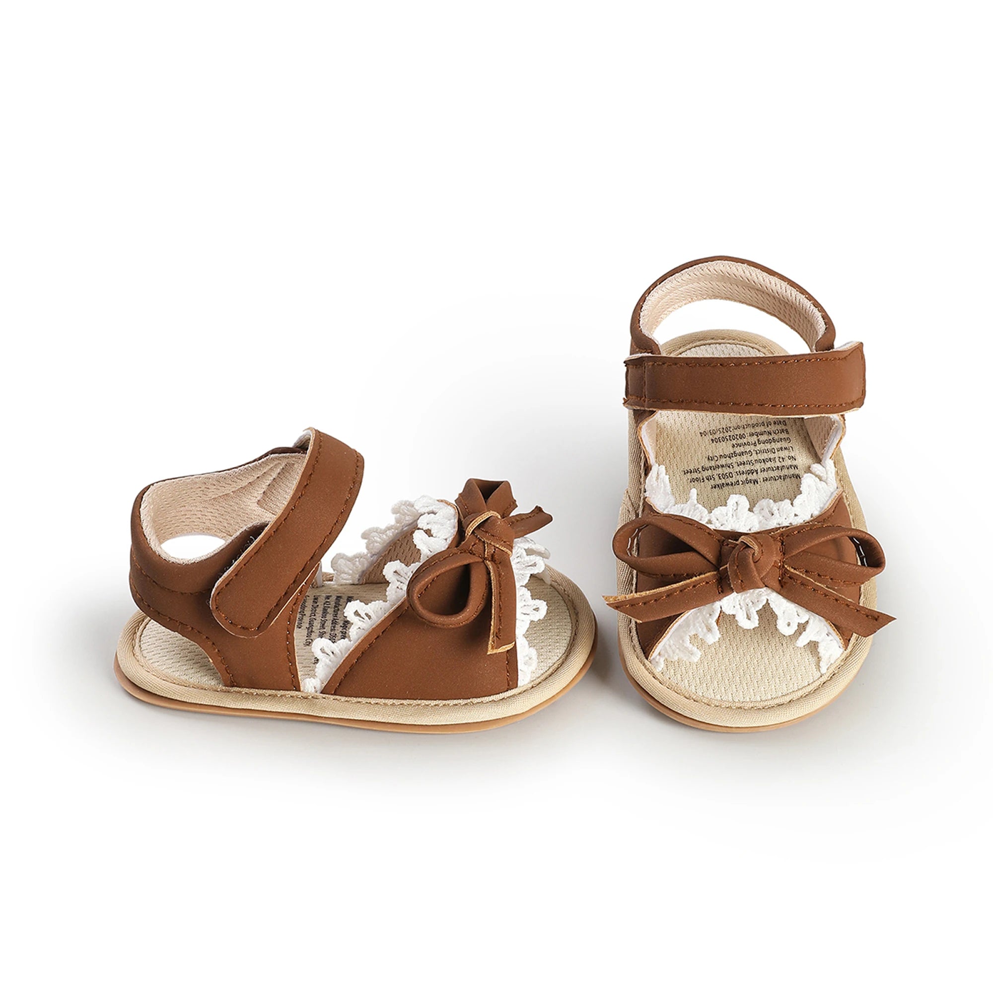 0-18months Baby Girls Sandals Princess Style Cute Bow Soft Sandals  for women Non-Slip Infant Mary Jane Shoes