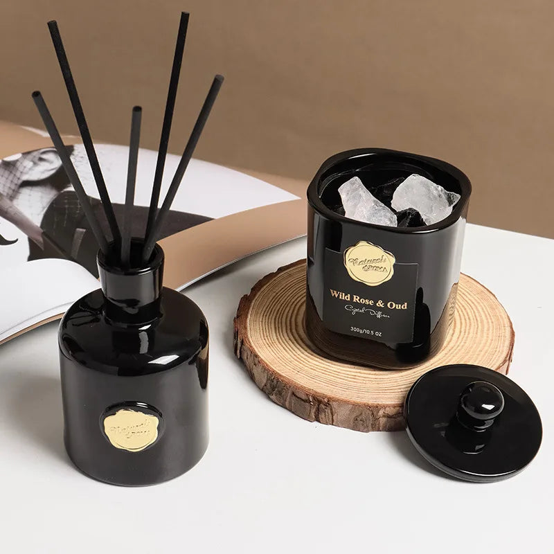 200ML Flameless Reed Diffuser Aromatherapy Set for Indoor Home Use, High-end Fragrance Decoration in the Living Room