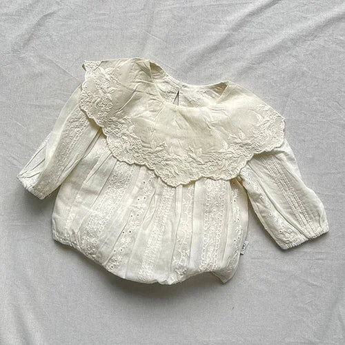 2025 New Autumn Infant Baby Girls Jumpsuit Long Sleeved Cotton Print Toddler Baby Girl Romper 0-24M Children Clothes