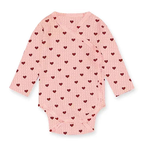 2025 New Autumn Infant Baby Girls Jumpsuit Long Sleeved Cotton Print Toddler Baby Girl Romper 0-24M Children Clothes