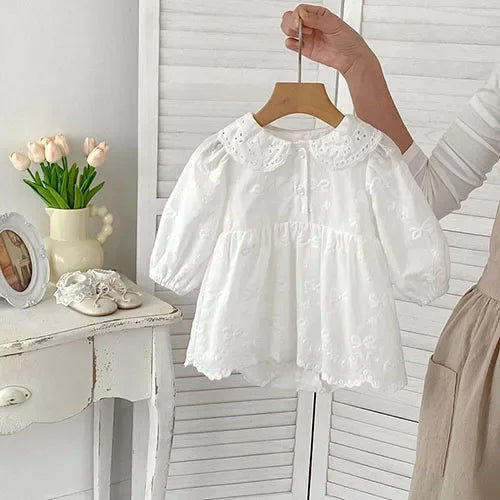 2025 New Autumn Infant Baby Girls Jumpsuit Long Sleeved Cotton Print Toddler Baby Girl Romper 0-24M Children Clothes