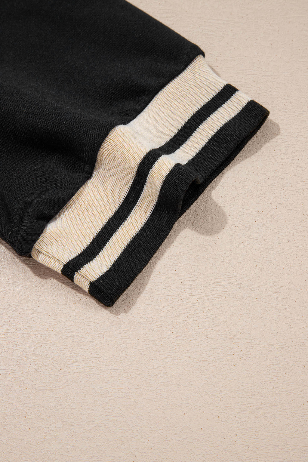 Black Striped Webbing Trim Preppy Polo Tee Dress