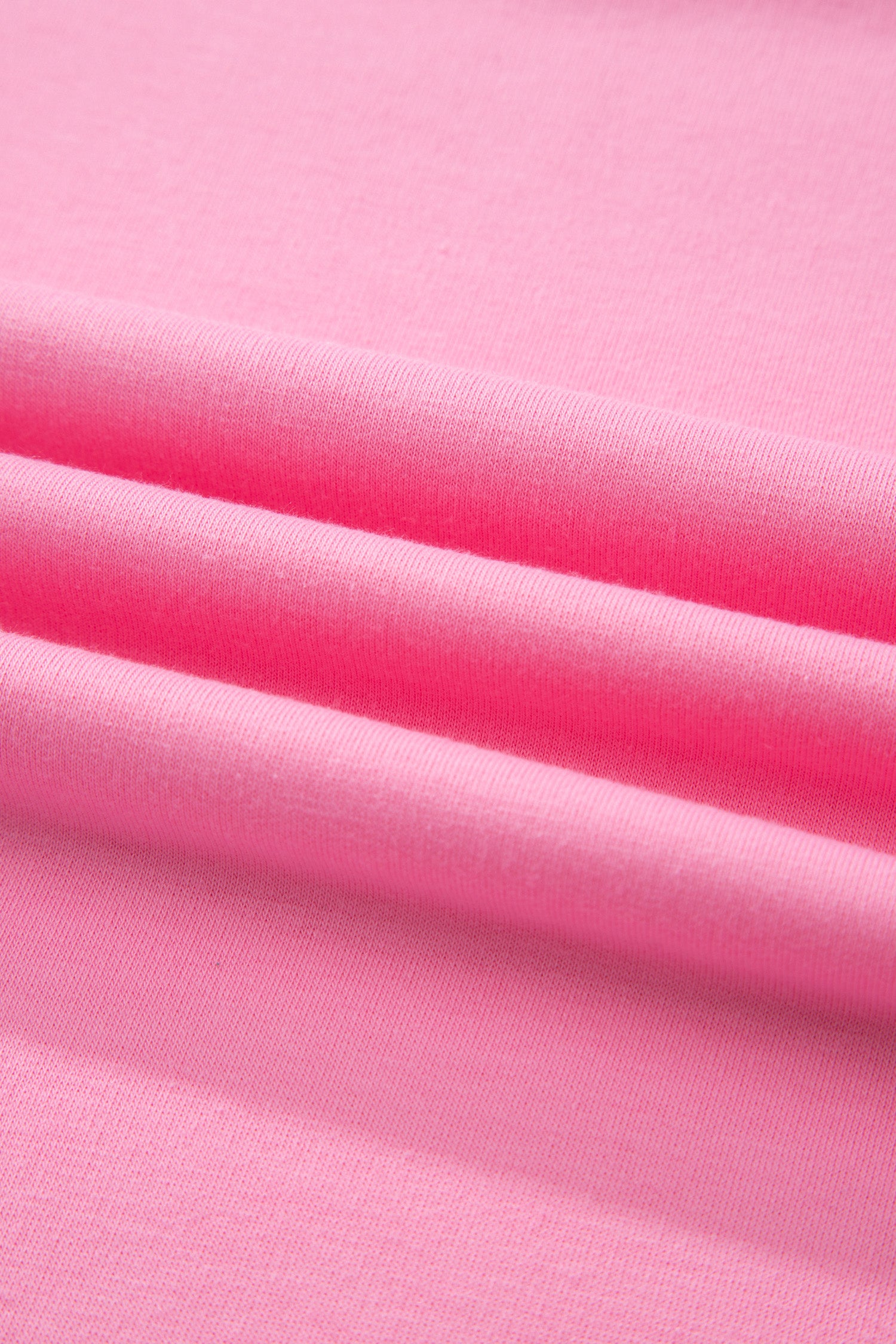 Bonbon Solid V-Neck Tee and Drawstring Plus Size Pants Set