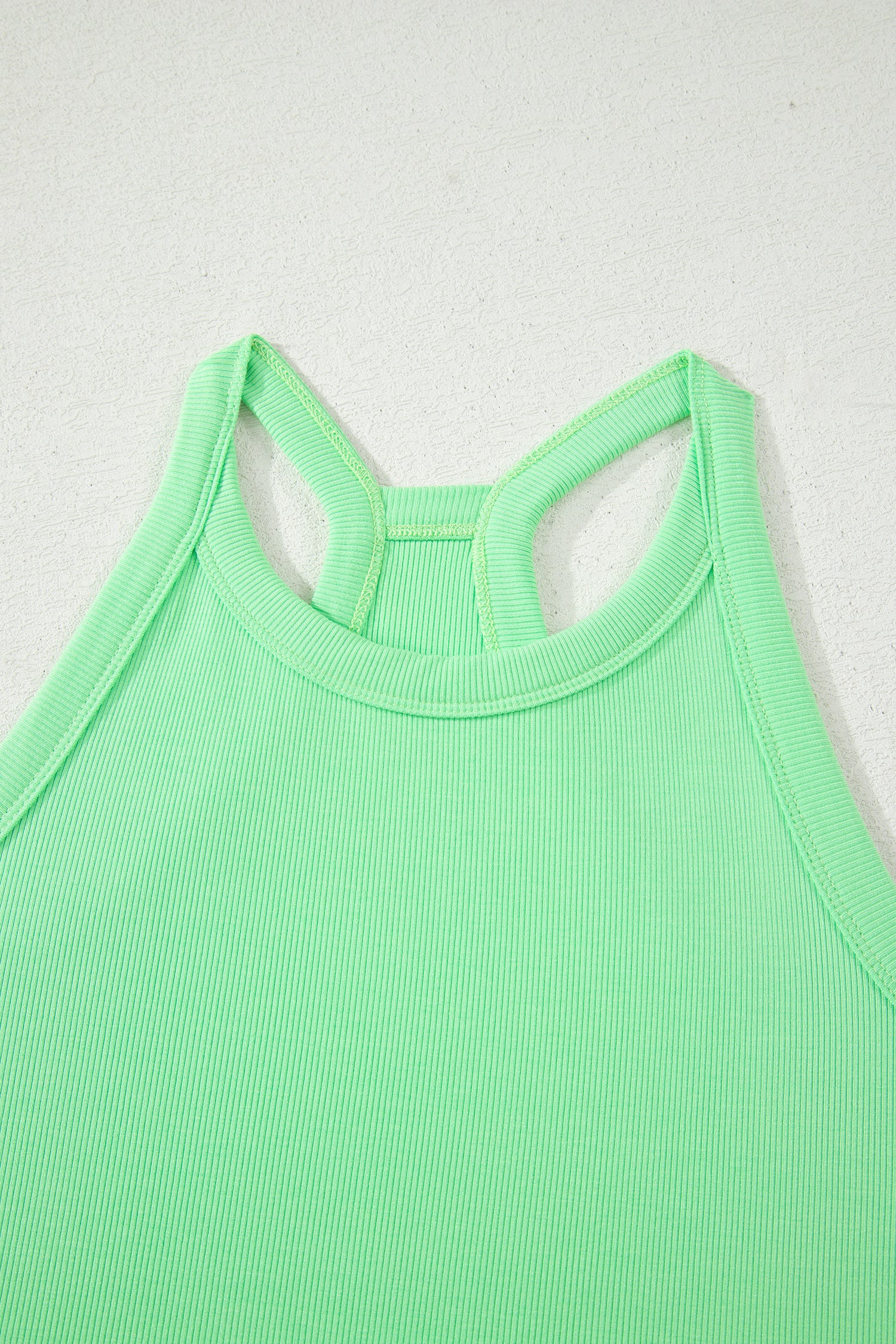 Sachet Pink Slim Tank Top Elastic Waist Mini Skort 2pcs Outfit